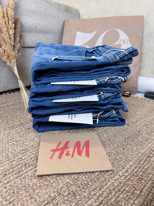 Джинси чоловічі straight fit H&M - 29/32, 31/32, 33/34 - Black Friday