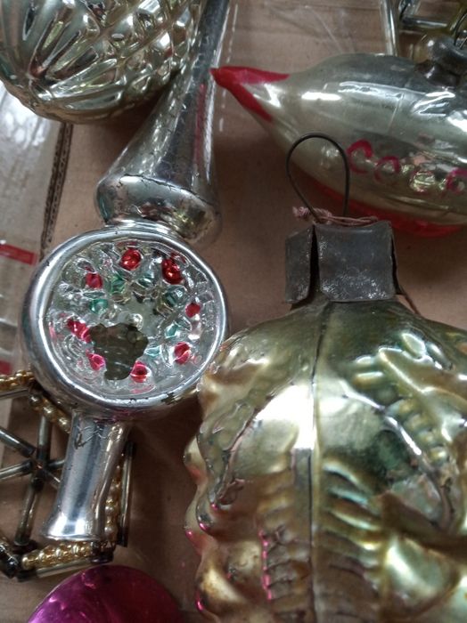 Большая ёлочная игрушка ссср часы новогодние