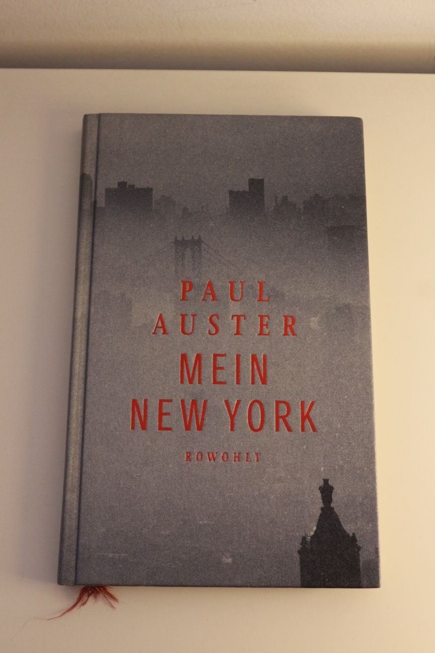 Livro "Mein New York" de Paul Auster