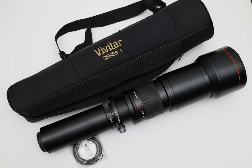 Объективы 500мм f8 и 650-1300мм f8-f16 для Canon EF