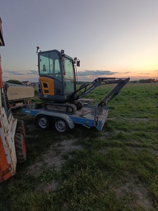 Działki ROD, minikoparka,minisprzetem budowlanym,wywrotki koparki łado