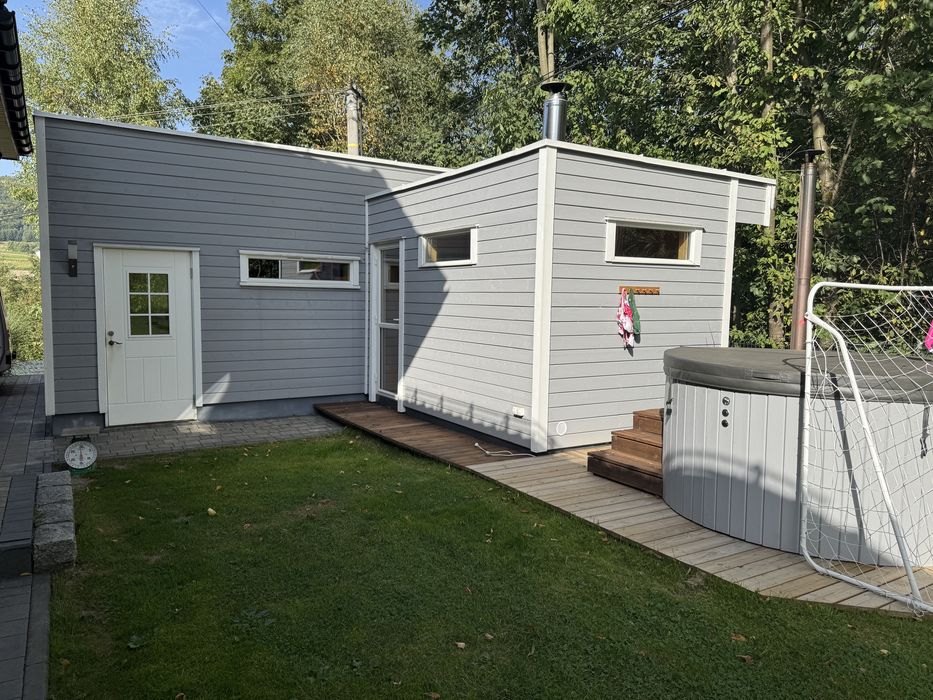 Sauna zewnetrzna 2,4x4m