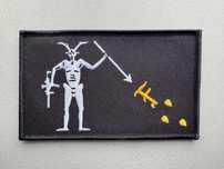 Forward Observations Group Black and Yellow Blackbeard Patch 3x5