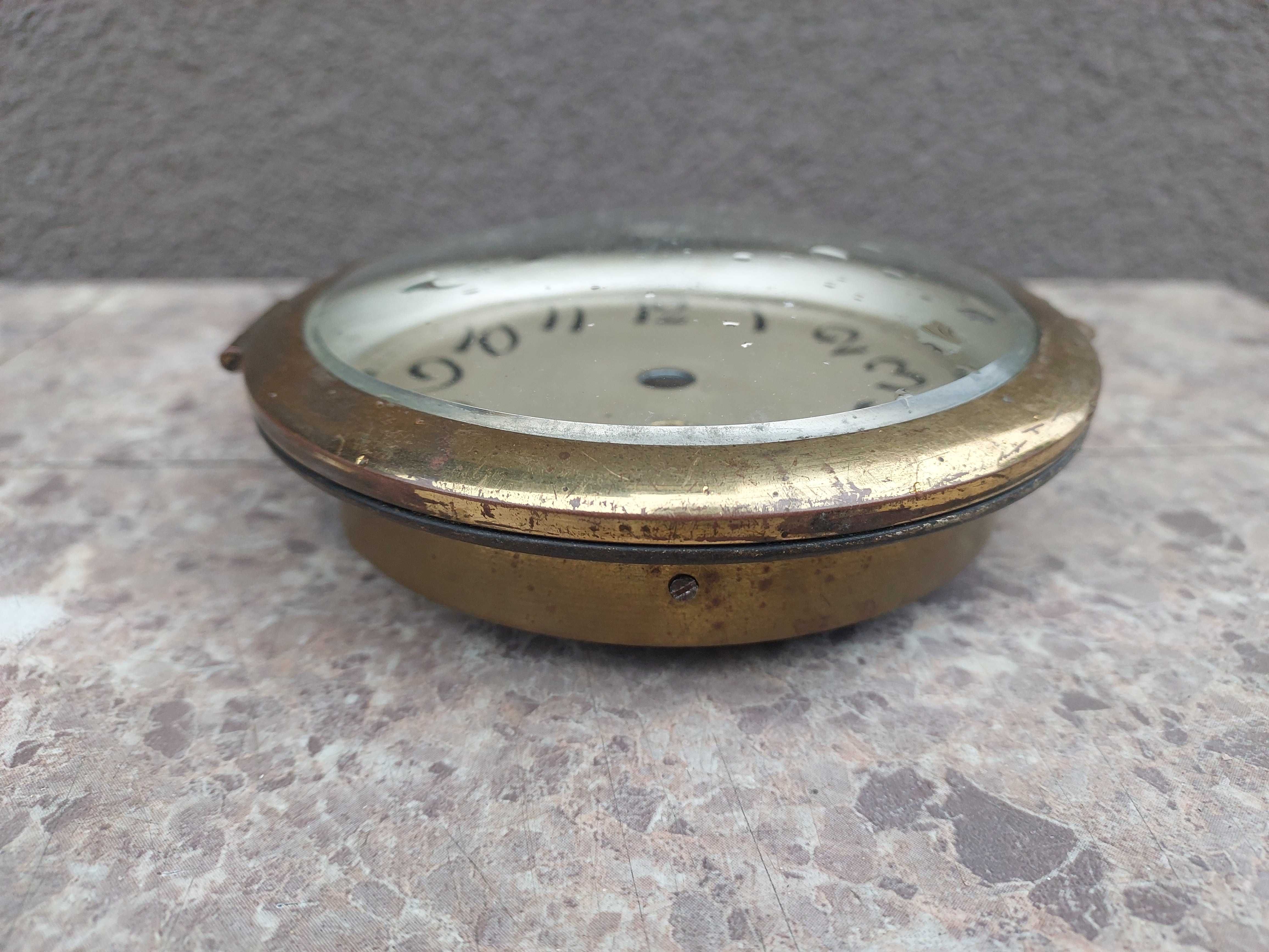T086 Drzwiczki front tarcza ramka starego zegara szkło wypukłe 116,5mm