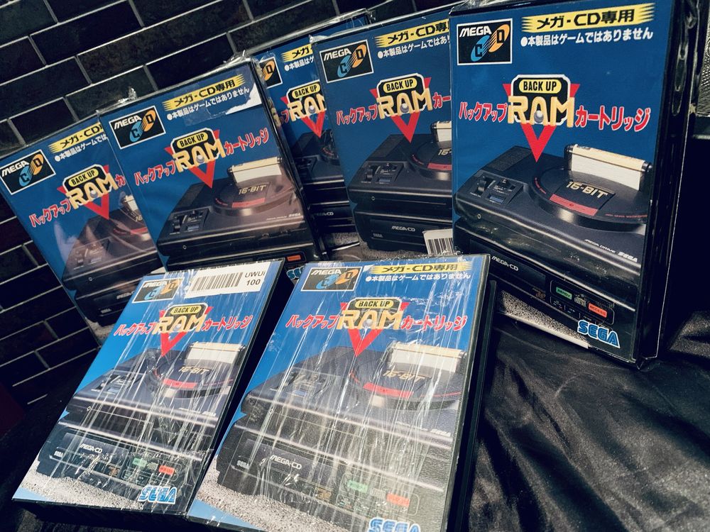 Редкий Sega Back Up RAM Cartridge - Sega Mega CD / Sega CD - NTSC-J
