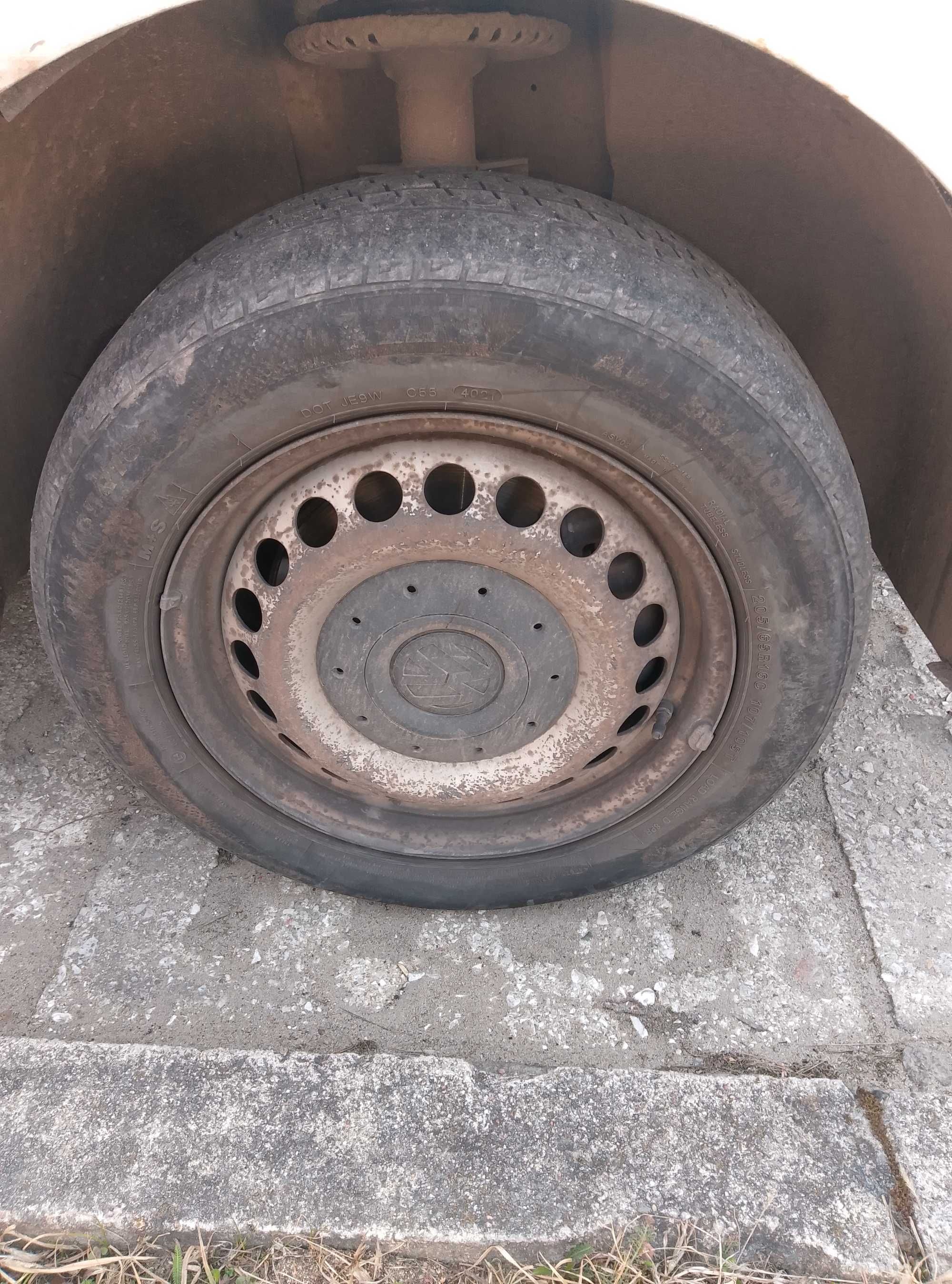 FELGA STALOWA R16 R 16 KOŁO OPONA transporter t5 części komplet 4 szt