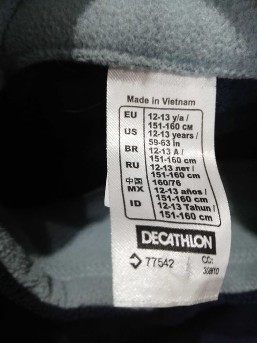 Bluza polarowa decathlon 151-160