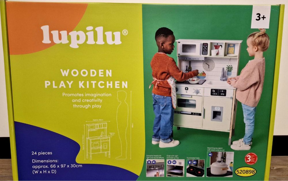 Дитяча дерев'яна кухня Lupilu playtive