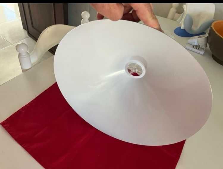 Abajur Inox para candieiro de teto