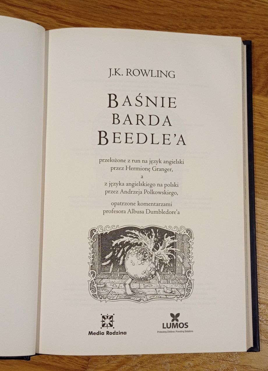 J. K. Rowling "Baśnie barda Beedle'a" twarda oprawa
