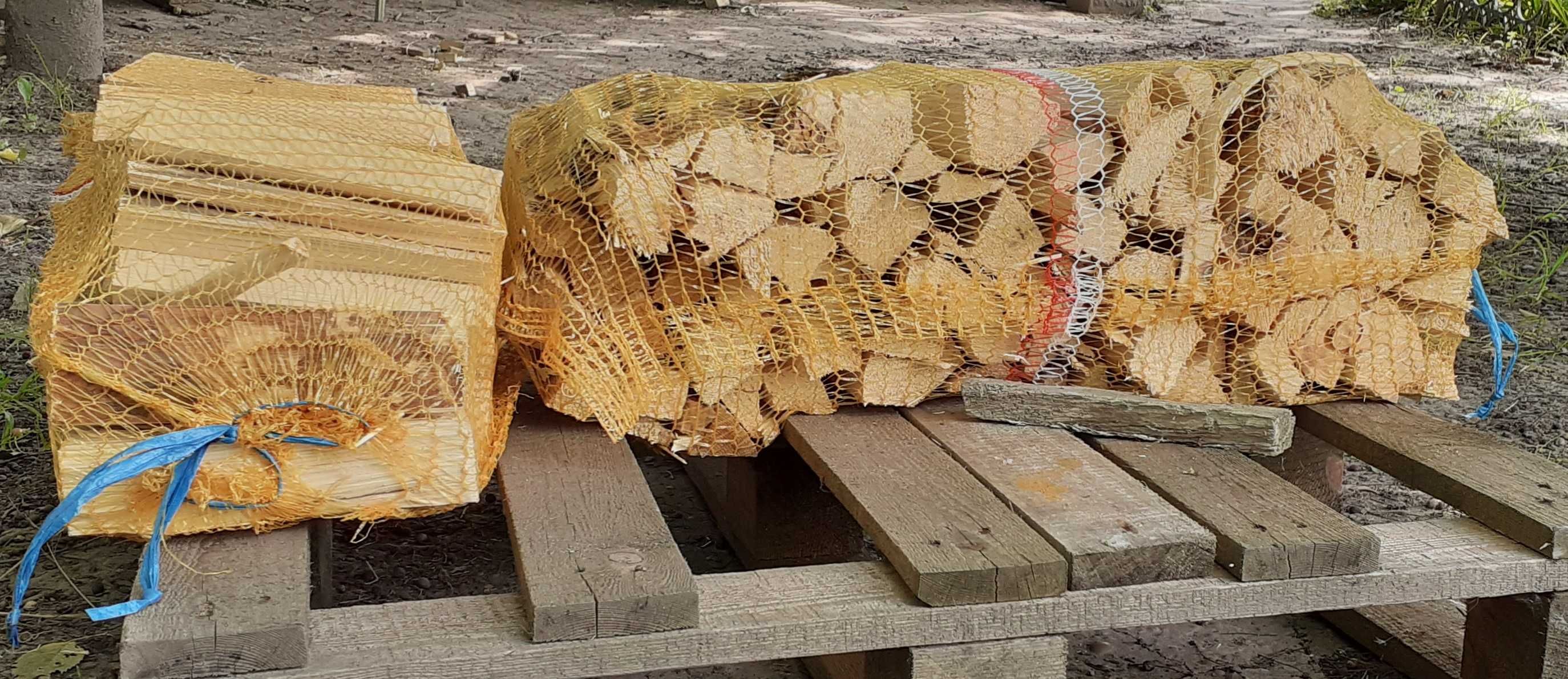 Drewno drzewo rozpałkowe duże worki.