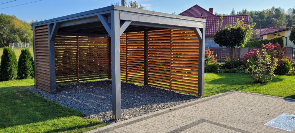 Wiata garażowa 3,5x 5,5 m "WG 04"