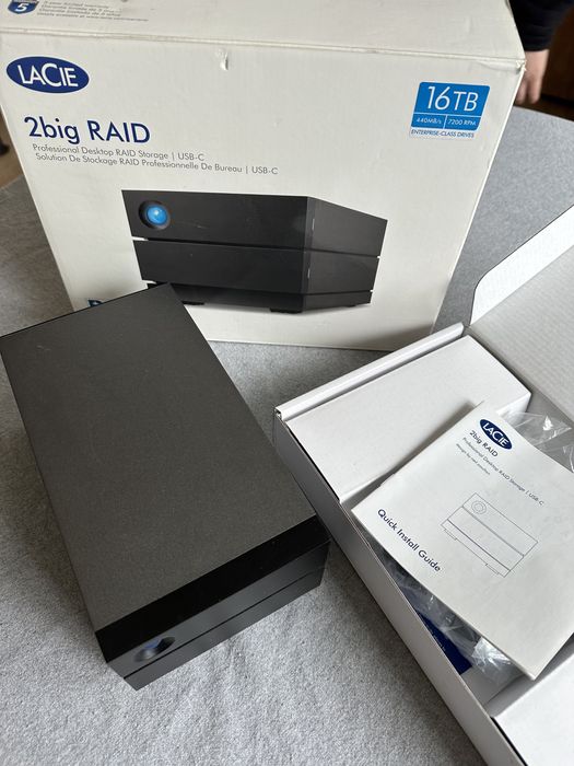 Macierz dyskowa Lacie 2x8Tb 2big RAID USB-c