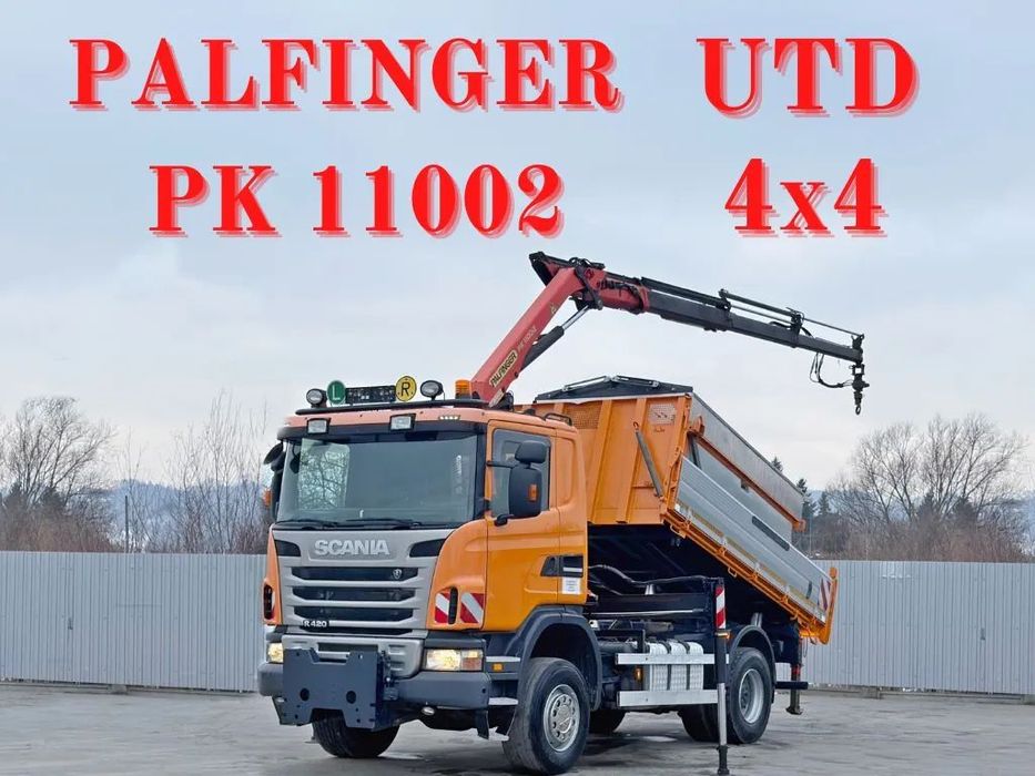Scania R 420 * SKRZYNIA 4,15 m + PK 11002 + PILOT + PIASKARKA W KOMPLECIE