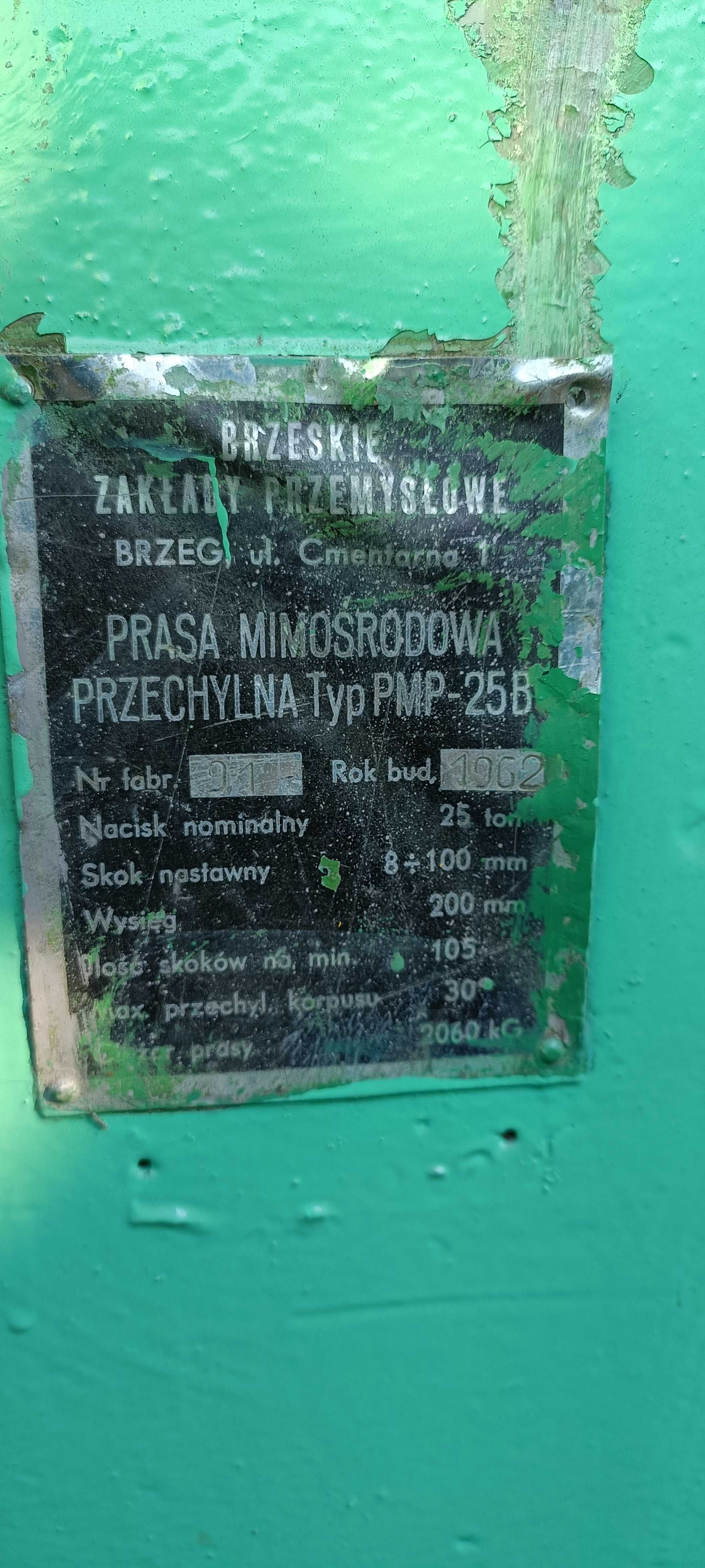 Prasa Mimośrodowa PMP 25B