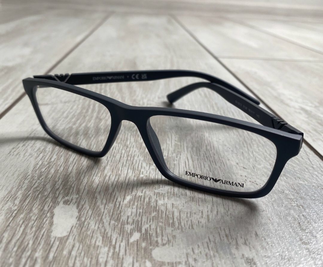 Чоловічі чорні матові оправи для окулярів EA 3213  Emporio Armani !