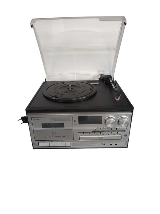 Gramofon Winylowy Jorlai 9w1 odtwarzacz retro