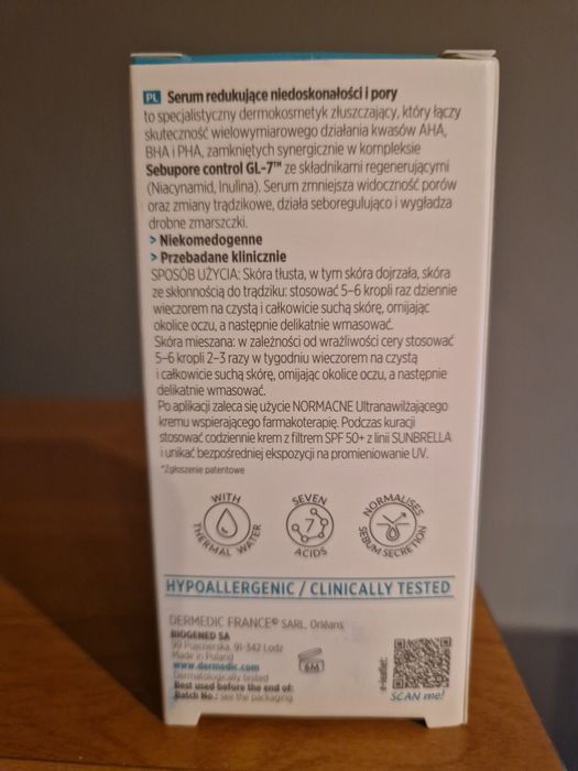 Dermedic serum redukujące niedoskonałości, Cerave pianka gratis.