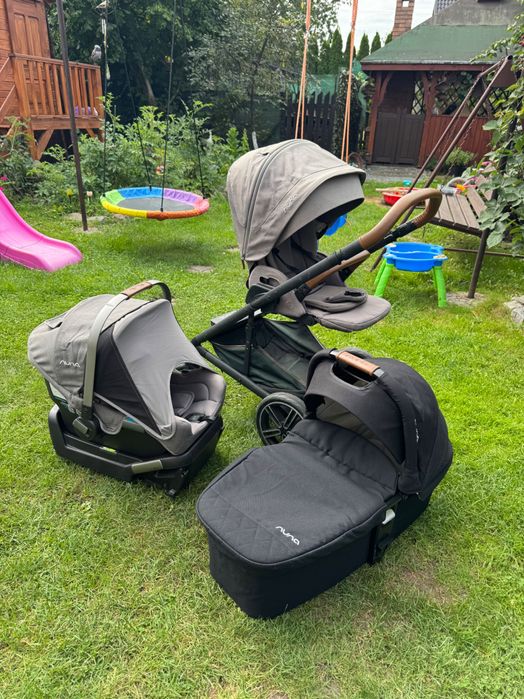 Wózek Nuna MIXX next i fotelik z bazą Nuna PIpa
