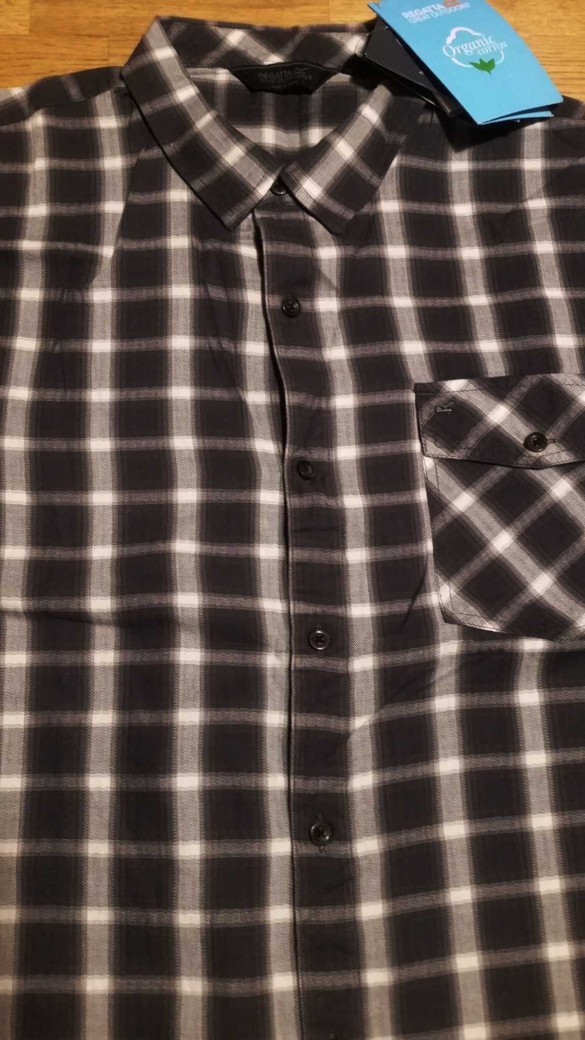 ORGANICZNA BAWEŁNA Regatta krata XXL/XXXL 2xl 3xl 58-60 western