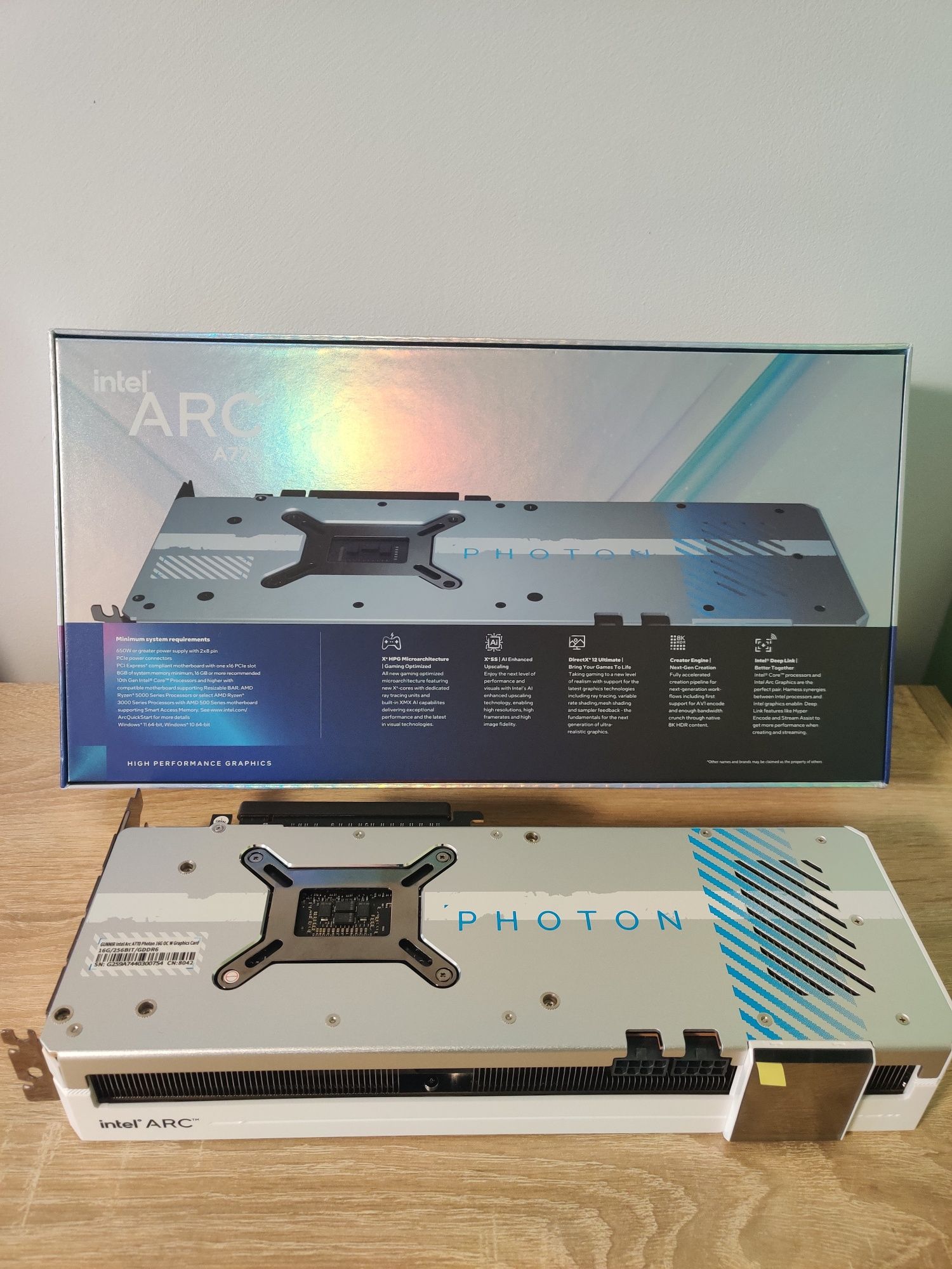 Нова відеокарта Intel Arc A770 Photon 16 Gb OC,  ТОП за свої гроші