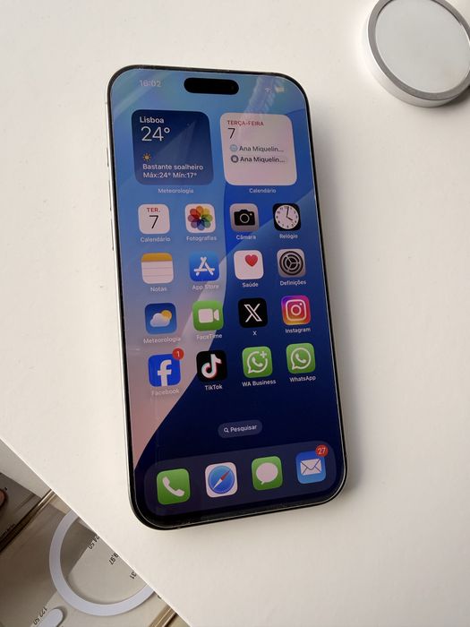 Iphone 16 pro max 256GB cinza
