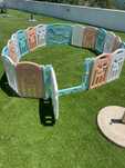 Parque infantil com as medidas 234 x 156 x 60