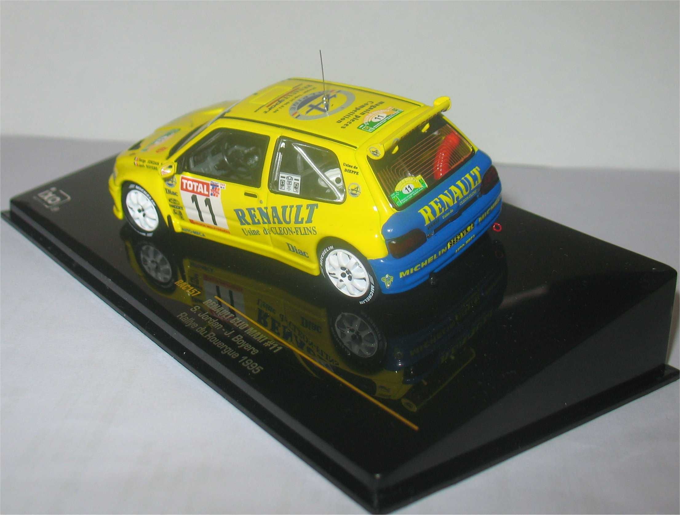 Ixo - Renault Clio Maxi - 2º Rally du Rouergue 1995 - Serge Jordan