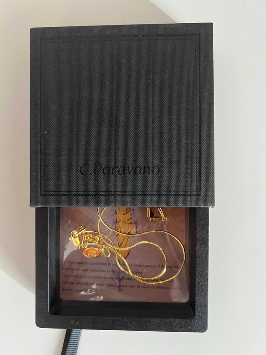 Colar banhado a ouro C.Paravano