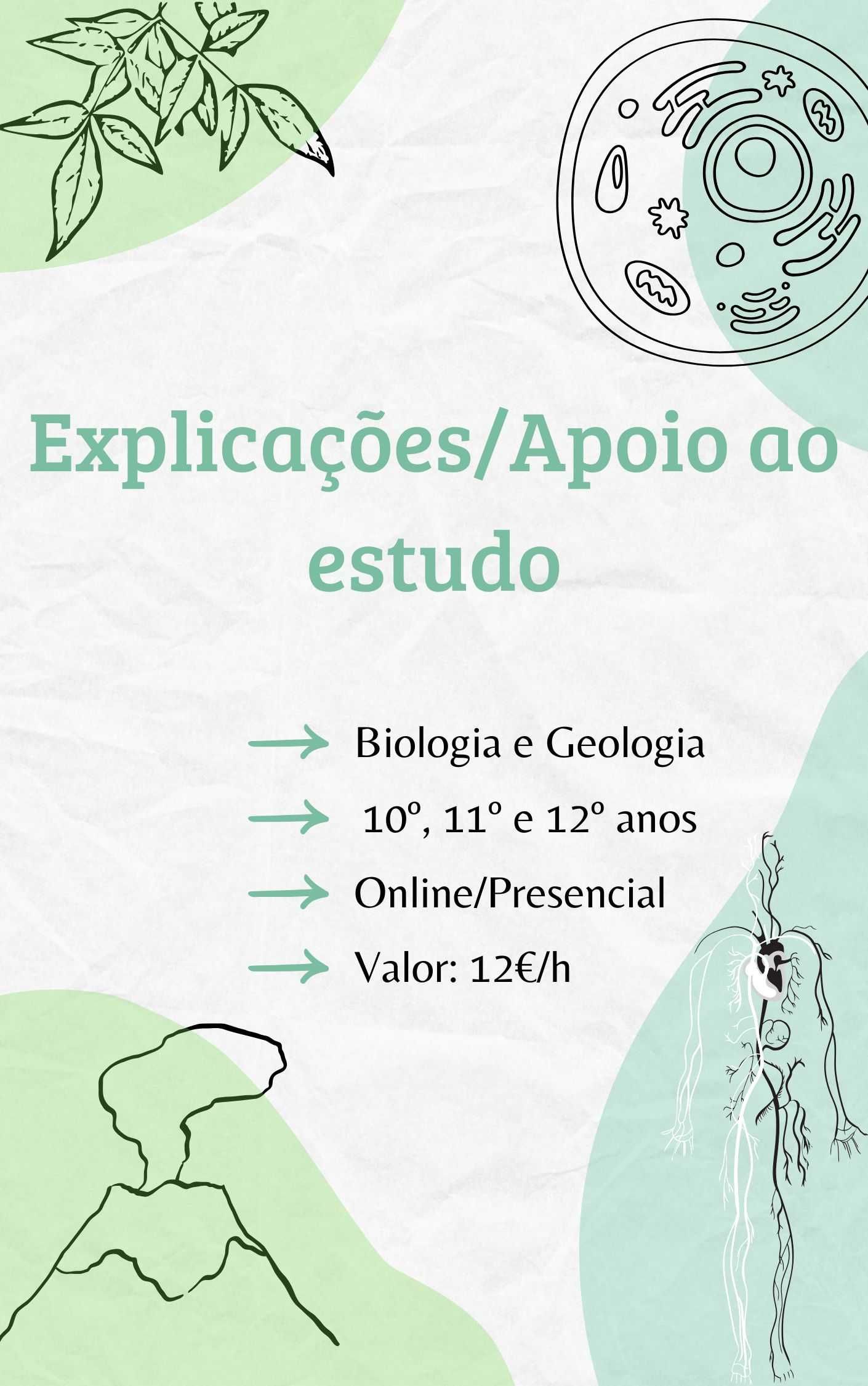 Explicações Biologia e Geologia