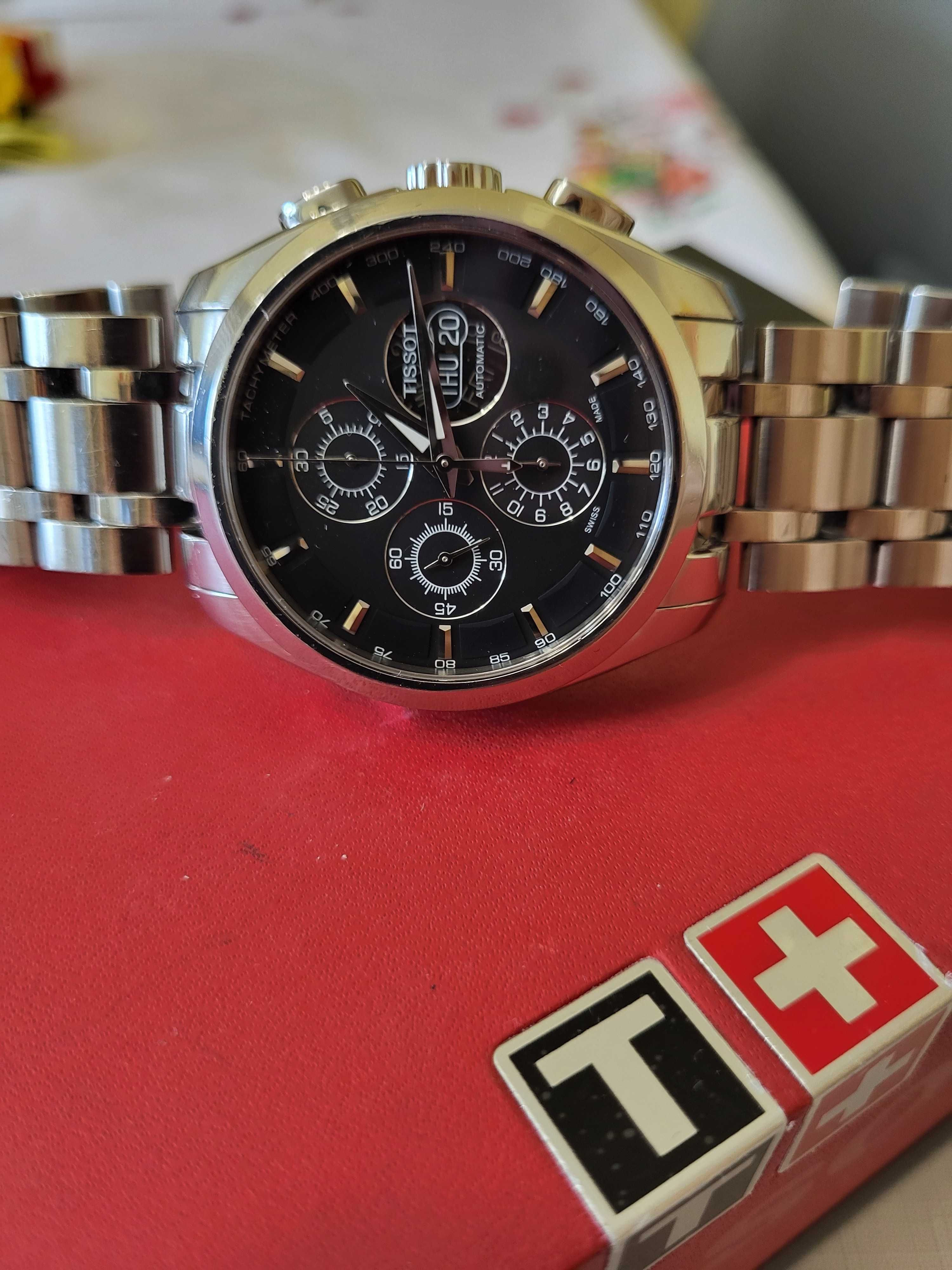 Tissot Couturier automatic chronograph ETA 25 jewels,  VALJOUX 7750