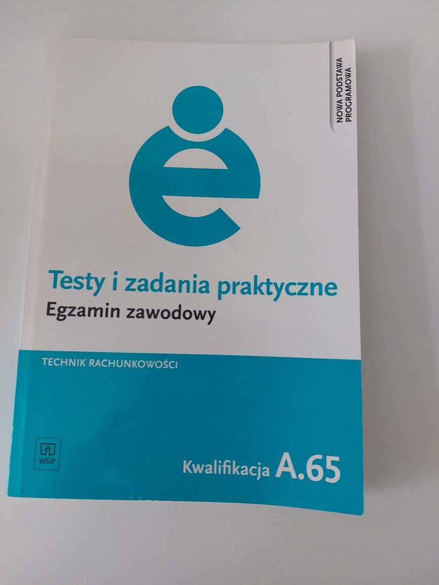 Testy i zadania praktyczne Technik rachunkowości A.65