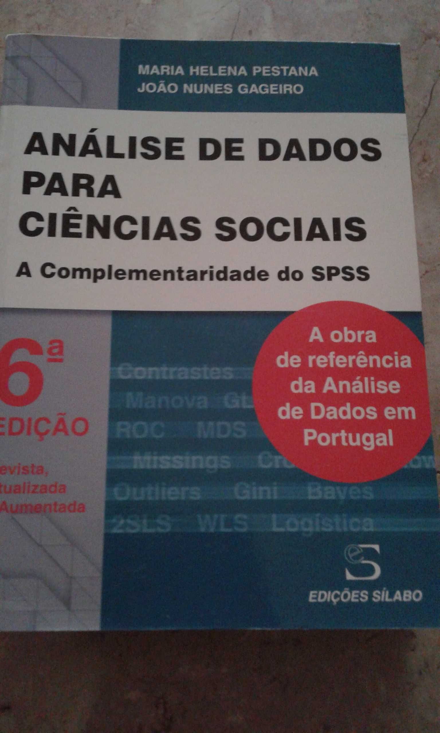 Livro Análise de Dados para as Ciências Sociais.
