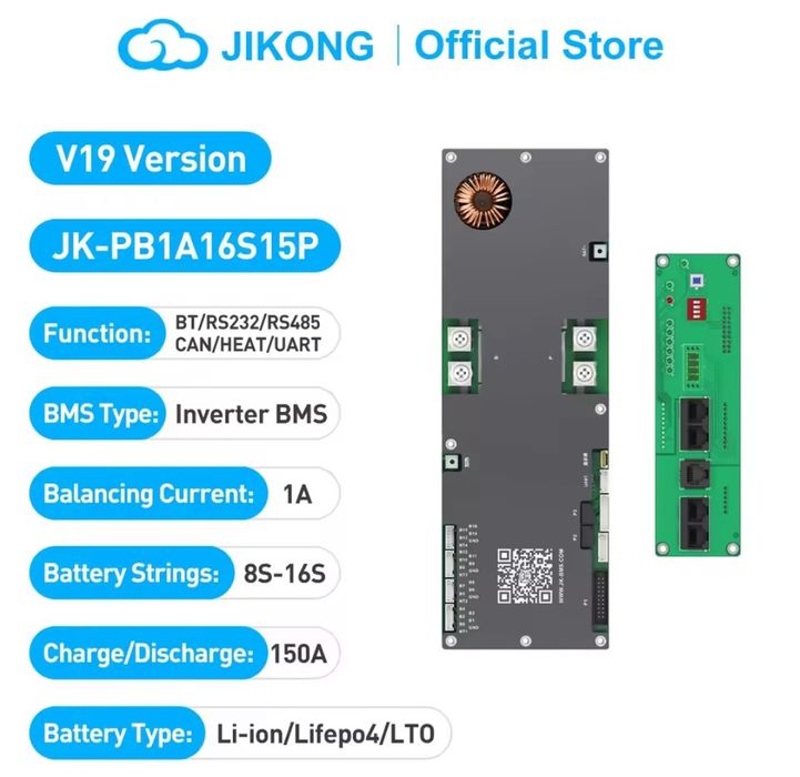 jikong bms JK-PB1A16S15P v19 150A/1A
