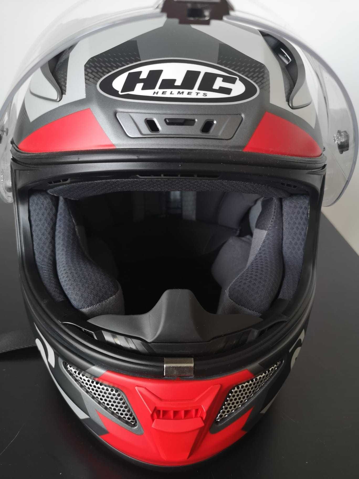 Kask HJC RPHA 11 NECTUS BLACK/RED/WHITE biały czarny czerwony XL