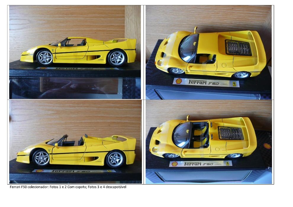 Miniaturas escala 1:18;1:21;1:24;1:32;novos e usados.Ler anuncio
