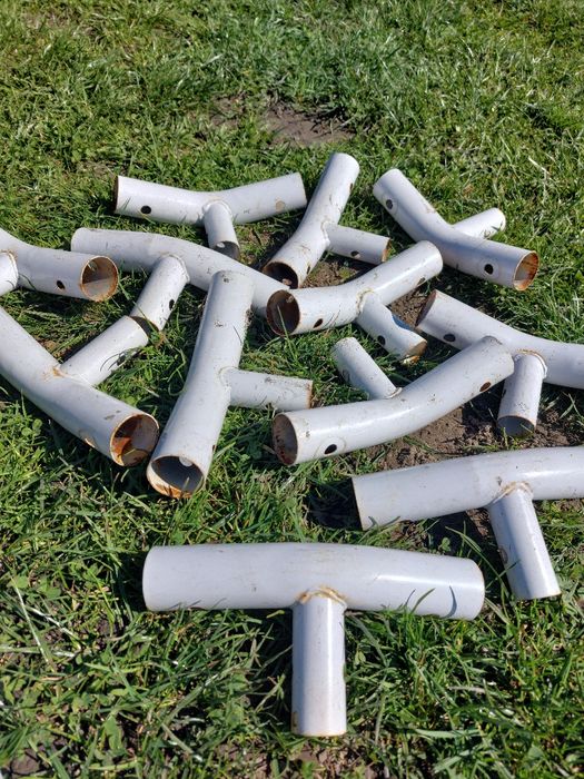 Nóżki, rury poziome, zakręty basen BESTWAY gumowy na stelażu