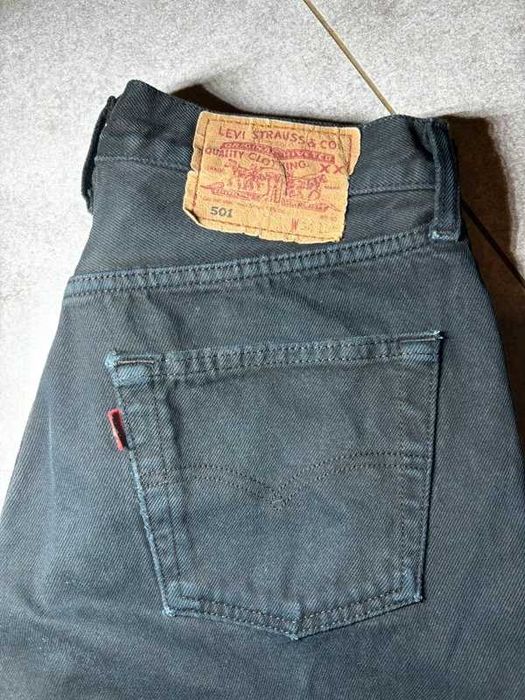 Spodnie Levi’s 501 Jeans W30 L31 Czarne Szerokie Damskie