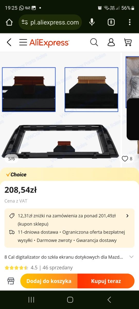 Wyświetlacz nawigacja mazda cx9 2016 rok