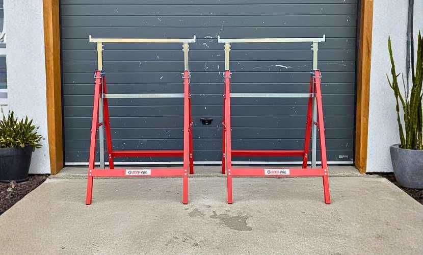 Podstawki warsztatowe 2 sztuki kobyłki udźwig 150 kg regulowane 130 cm