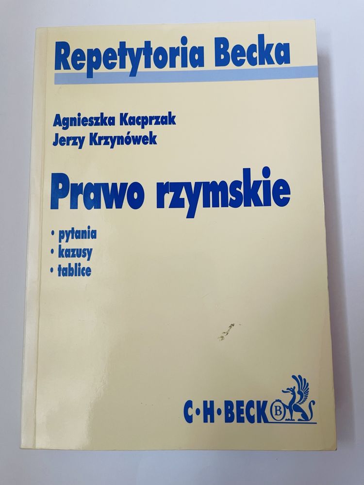 Rzymskie prawo prywatne + Prawo rzymskie repetyt + 565 zagadek z prawa