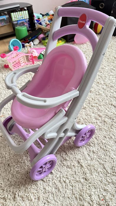 Пластикова коляска для ляльок doloni