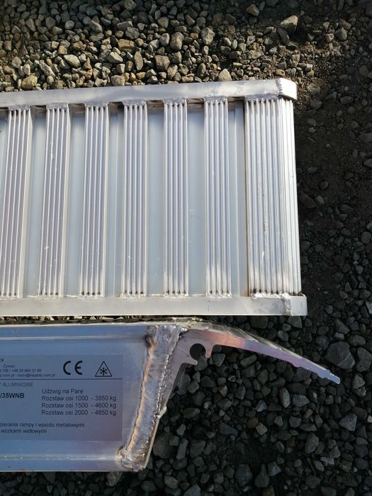 Najazdy aluminiowe od 2-5m nawet do 44000kg | Modele w opisie