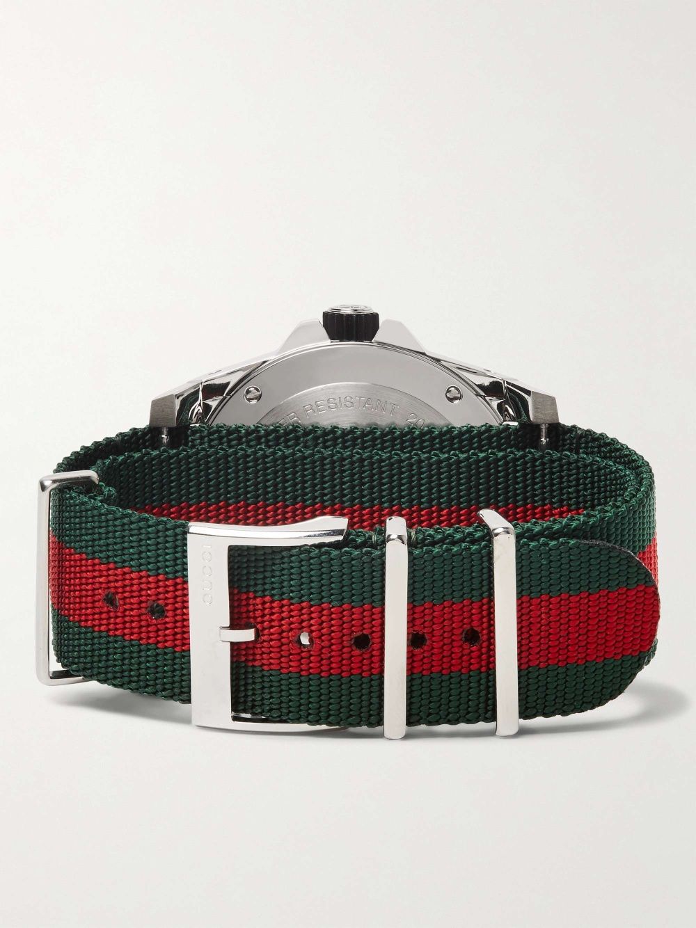 Era 1500eur!! Relógio Suíço Luxo Gucci Dive 45mm homem masculino nylon