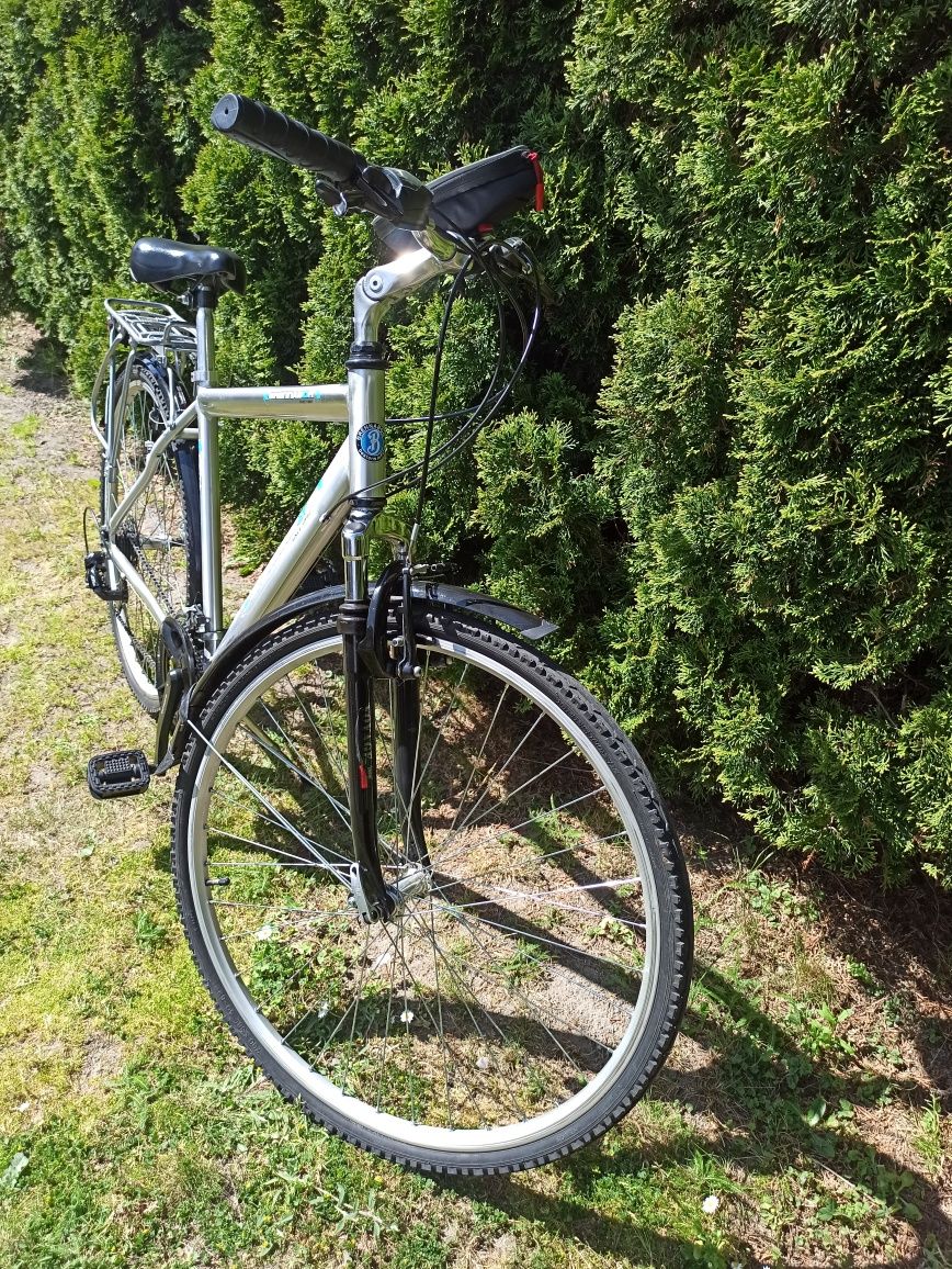 Brennabor T400 aluminiowy rower nowe kompletne hamulce
