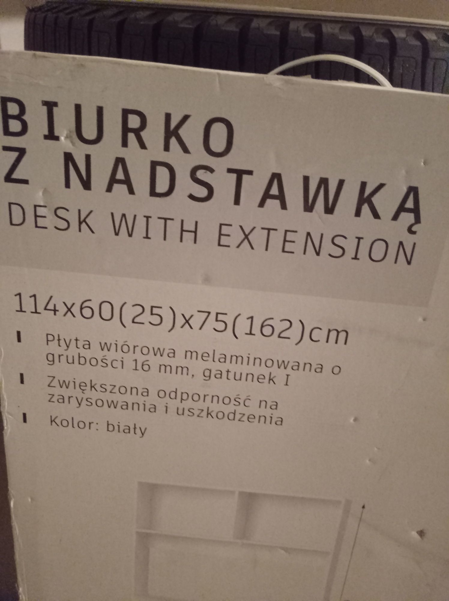 Biurko z nadstawką NOWE