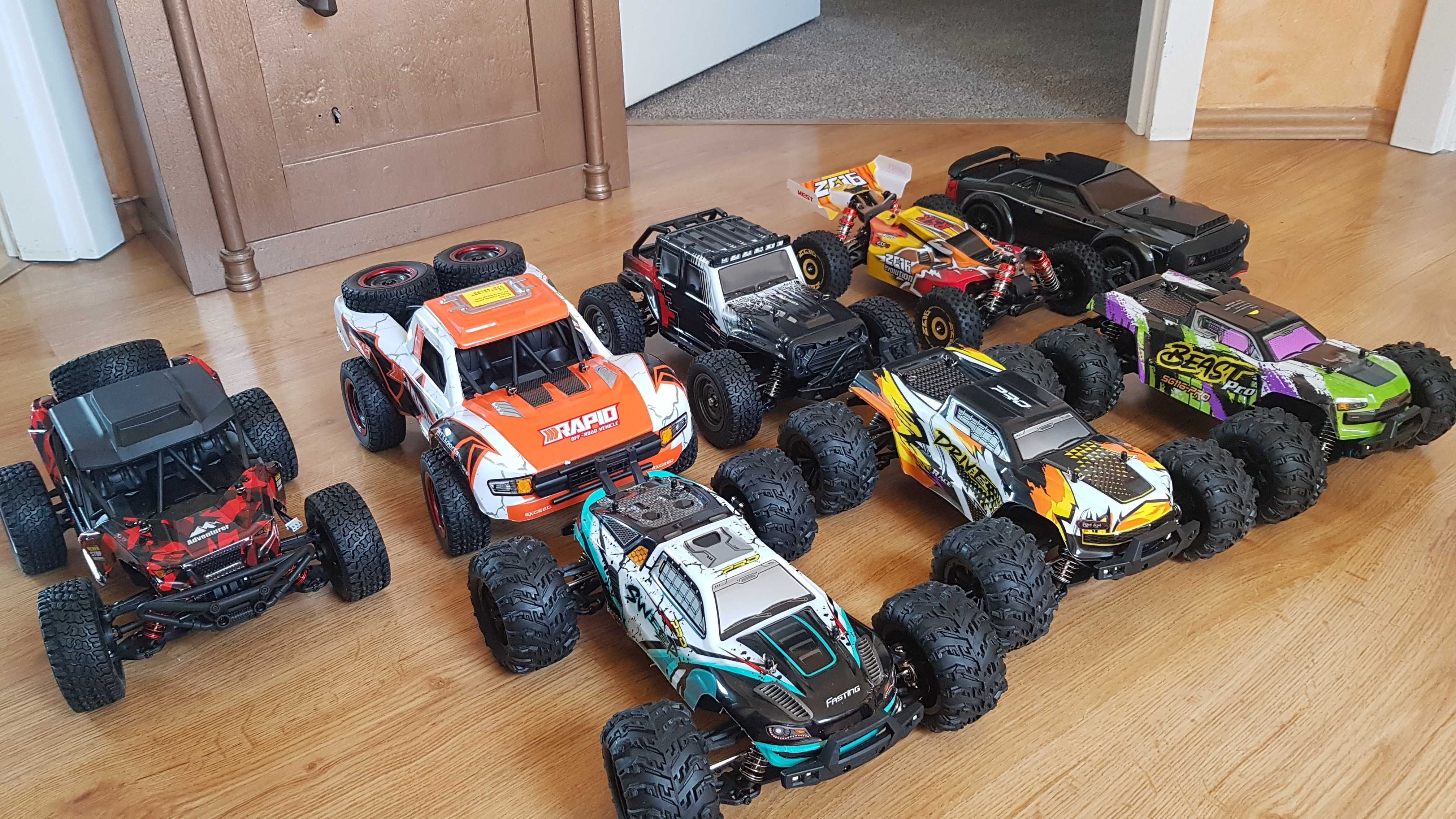 Rc auto zdalnie sterowane 4x4 silnik bez szczotkowy 70km/h