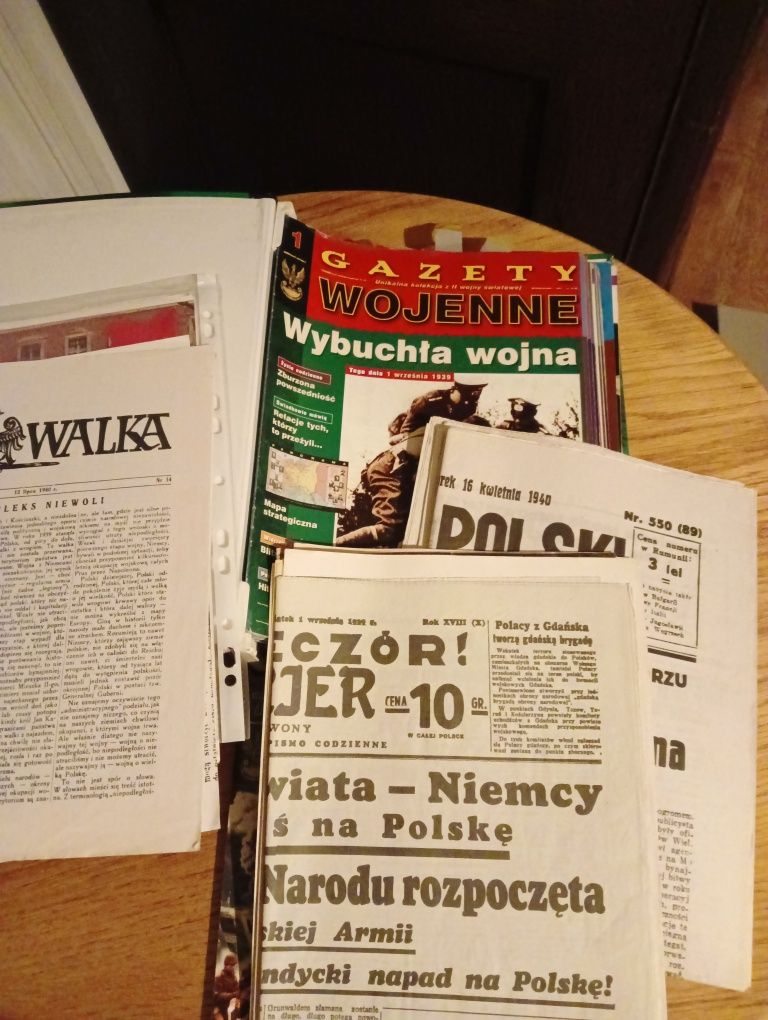 Gazety wojenne z 1998 roku