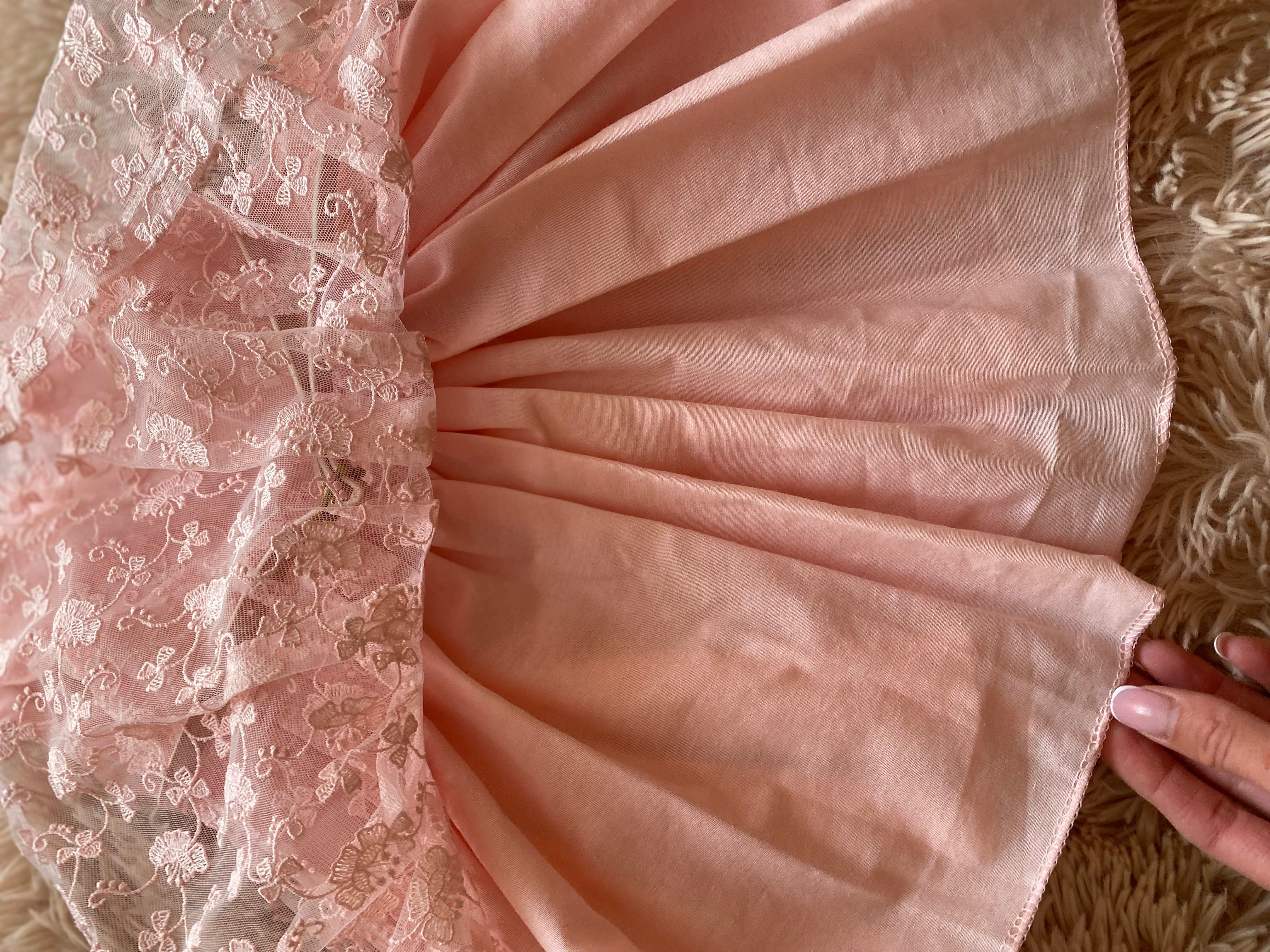 Рожева святкова сукня для дівчинки 1-3 роки