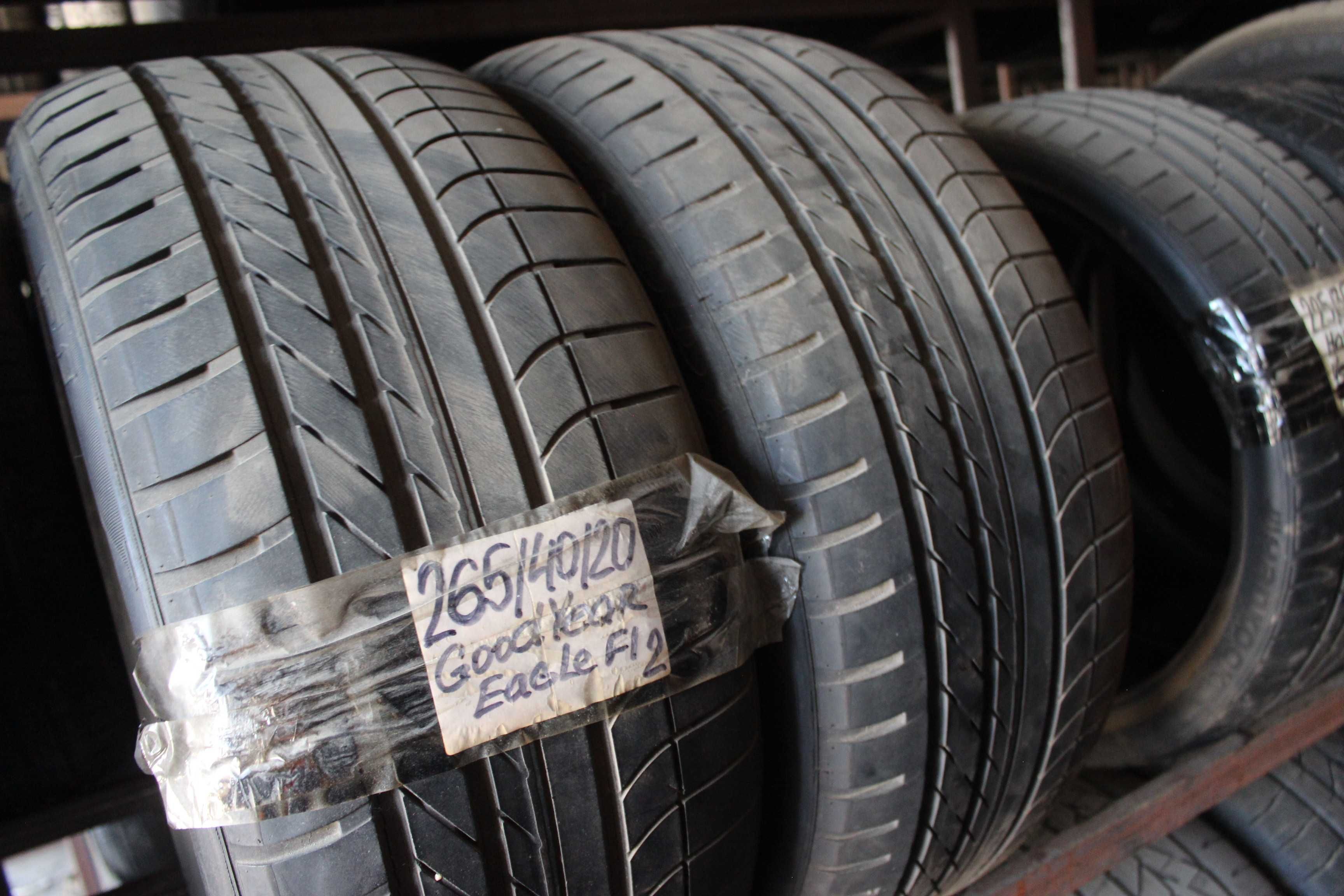 265-40-R20 GOODYEAR EAGLE F1 2штуки пара летней резины GERMANY